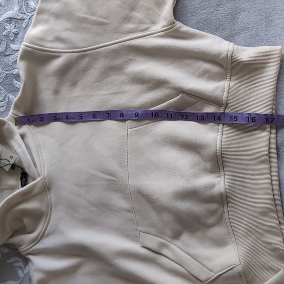 NWT Zara Cropped Sweatshirt - Picture 5 of 6